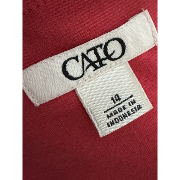 Cato Pink Square Neck Dress Soft Classic Office Work Professional Size 14 - Picture 6 of 7